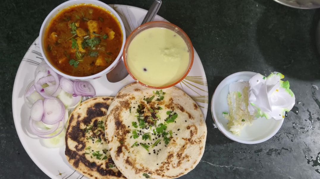 ⁣#special birthday party non matar paneer aur rasmalai ki dawat#