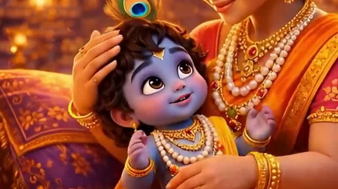 ⁣जब_नन्हे_कृष्ण_को_याद_आया_राम_रूप😳__BaalLeela___‪‪@BhaktiPath‬___#trending__#viral_#shorts_#indreshji(720p)