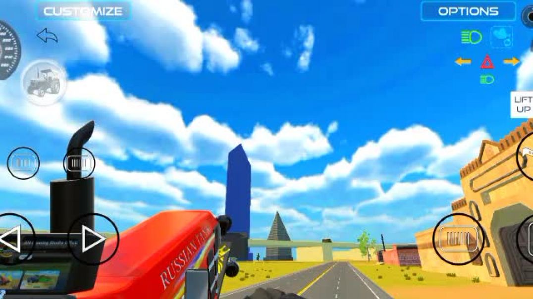 ⁣Russian tank tractor 🚜 dj......