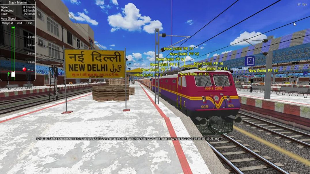 ⁣SADAR BAZAR TO NEW DELHI TRAIN SHUNTING DUTY SHRI SALASAR ROUTE NWR MSTS TRAIN SIM PC