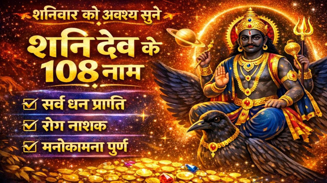 ⁣शनि देव के 108 नाम || सुनने मात्र से होंगी सभी समस्याएं समाप्त,शनिदेव होंगे शीघ्र प्रसन्न।