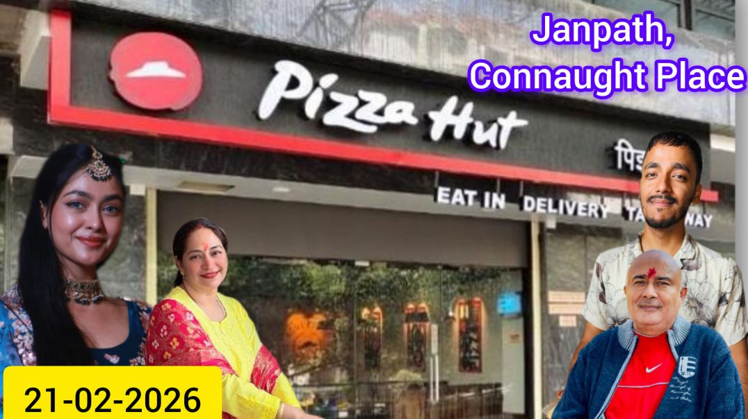 ⁣PIZZA HUT🤩JANPATH✅️CONNAUGHT PLACE