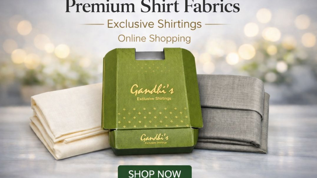 ⁣Shirt cloth Gandhi's #online shopping shirt video