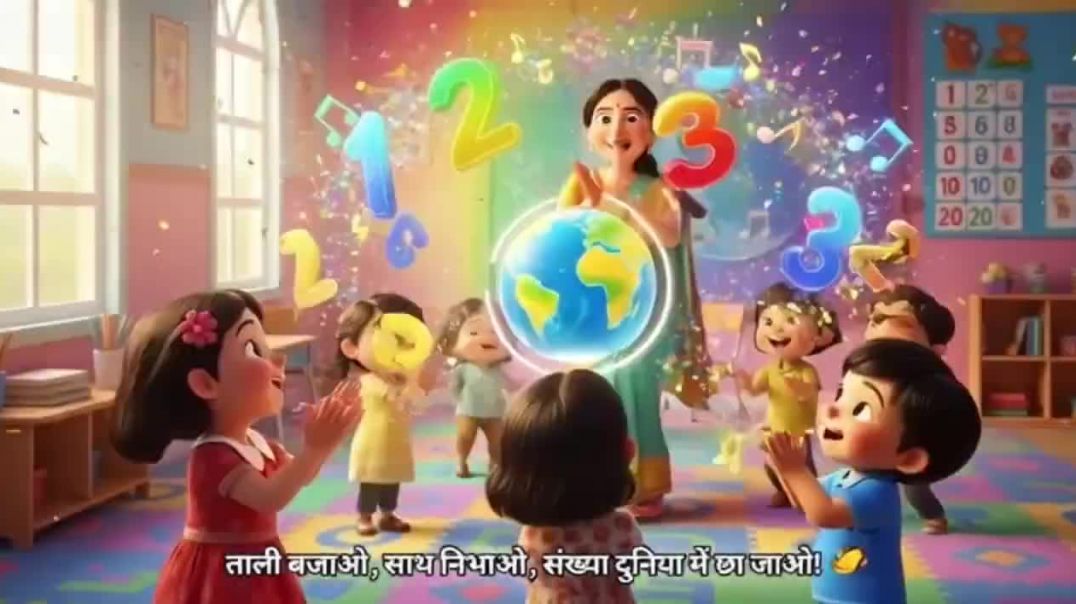 1_20_Song_Learn_Counting_1_to_20_in_Hindi_Kids_Numbers_Rhyme_