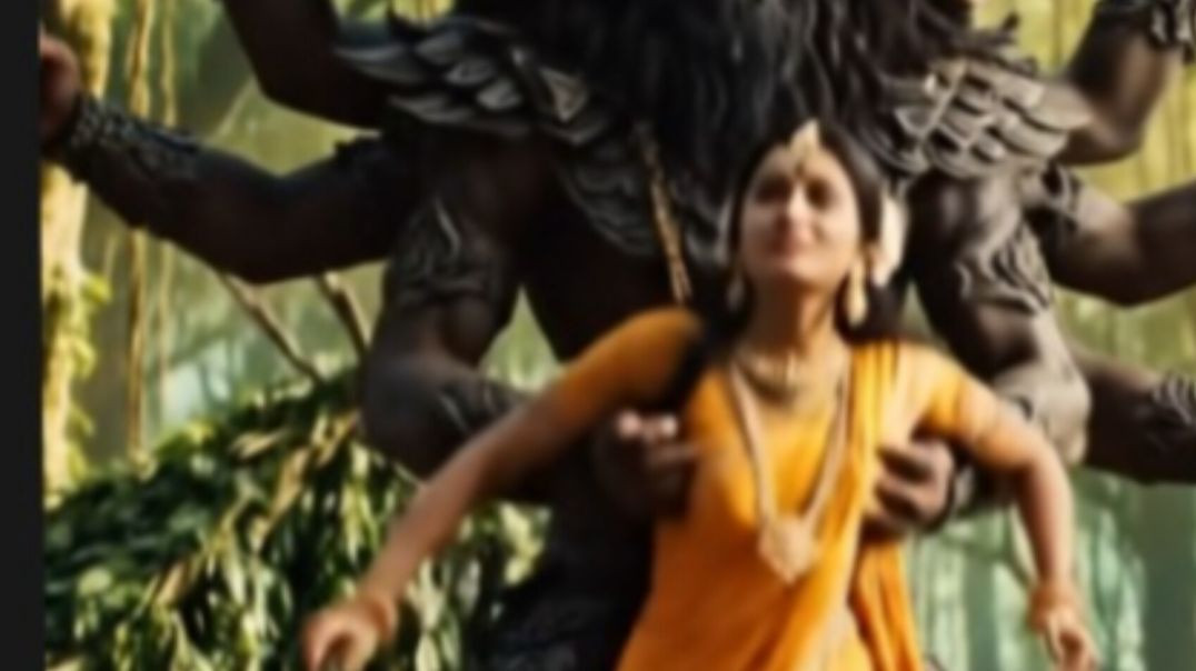 ⁣जब सीता मैया का अपहरण किया था रावण #pauranikkahani#rajuda