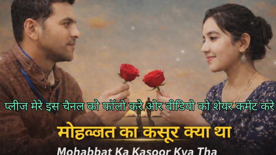 ⁣मोहब्बत का कसूर क्या था