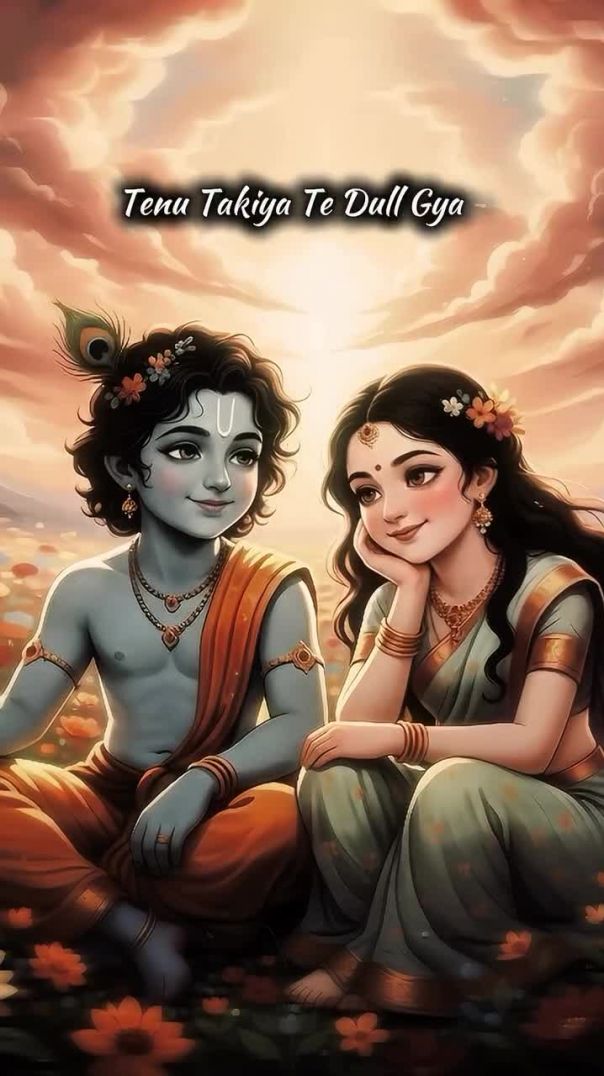 The viral krishna short song is so very famous