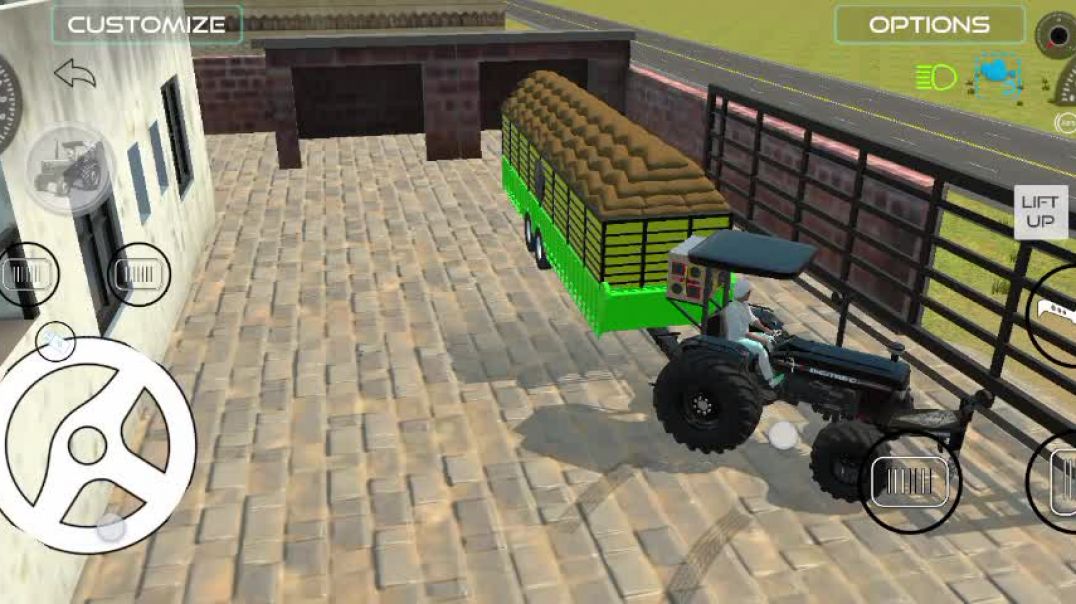 ⁣Indian tractor loading gaming video 😊