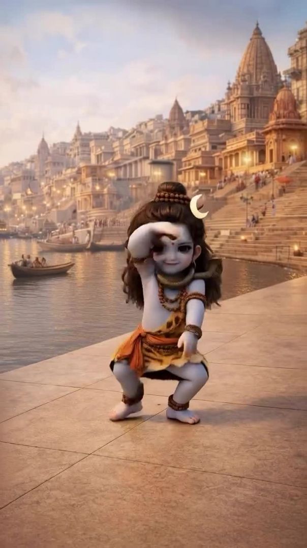 shiv ji dancing on ghat(MP4)