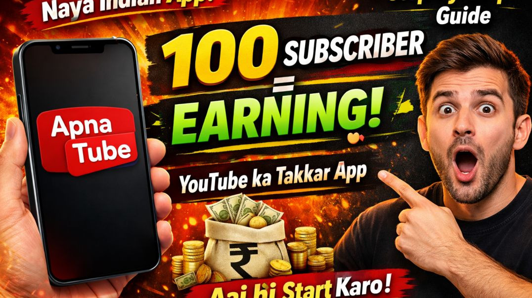 ⁣apnatube channel kaise banaye | hawo to caret apnatube channel 🔥