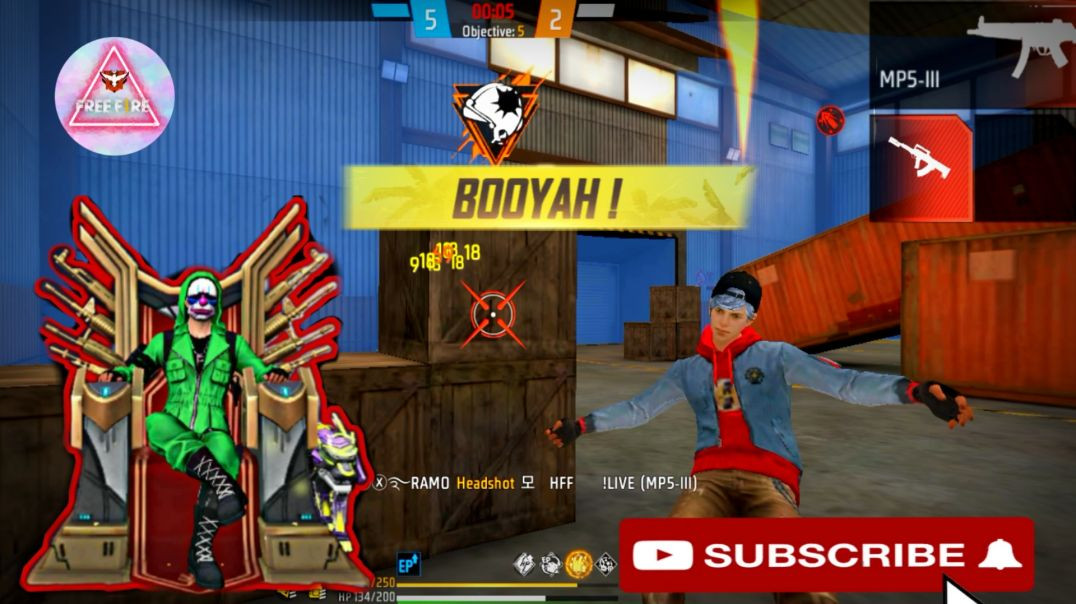 ⁣Lone wolf 1v5 headshot ☠️🔥 FF GAMER APNATUBE