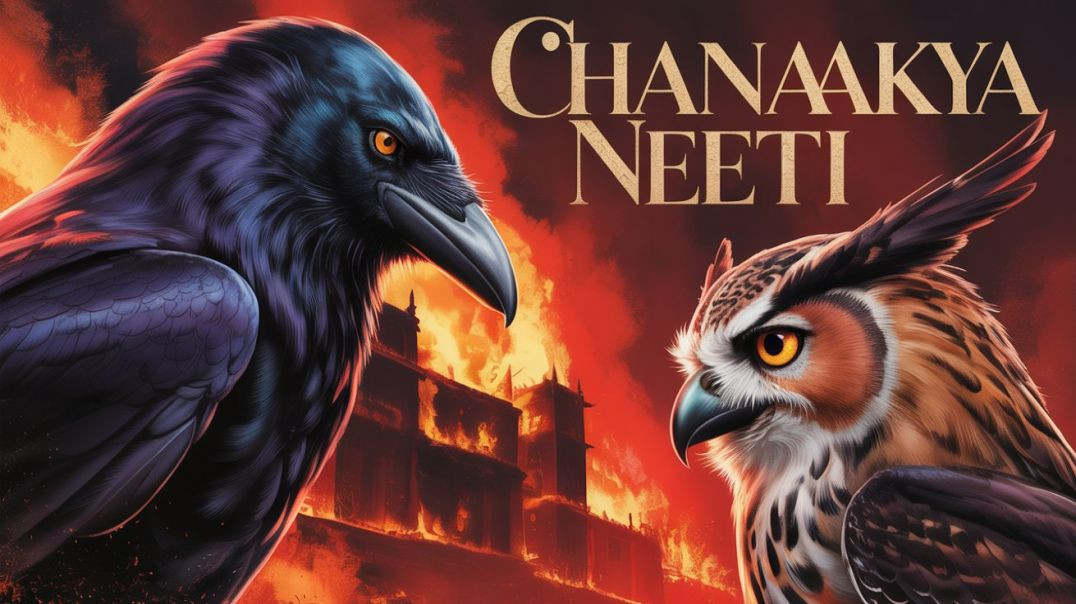 ⁣कौवे उल्लू युद्ध चाणक्य नीति | Crow Owl War Chanakya Niti Strategy हिंदी कहानी Crow vs Owl
