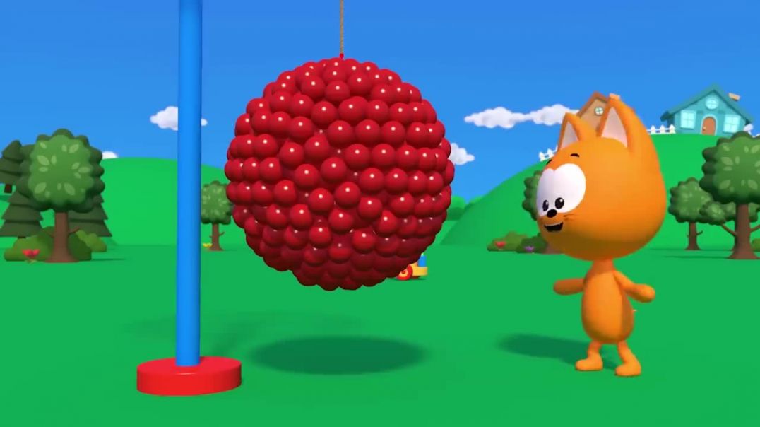 ⁣Learn numbers with a balls game - Meow Meow Kote Kitty cartoons for Kids #viral #trding #apnatube #[1694