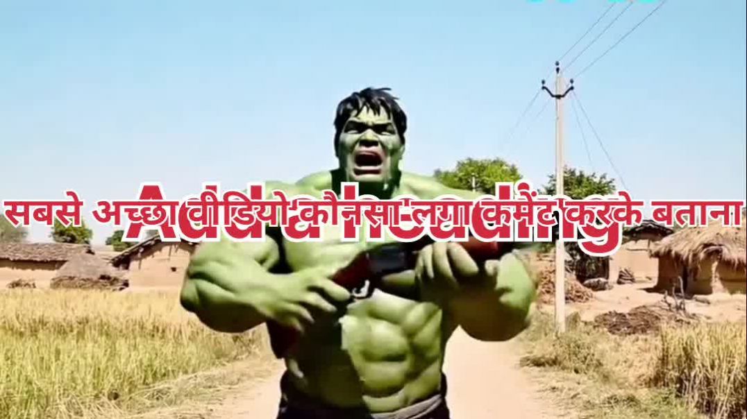 ⁣सबसे अच्छा वीडियो कौनसा लगा कमेंट करके बताएं 😅😅#apanatube#hulkvidio