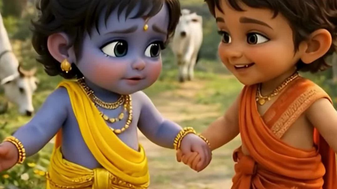 ⁣ठाकुर_जी_चित्र_बनाने_वाले_को_ढूंढ_रहे_हैं_😄💙_Krishna_Shorts__‪@BhaktiPath‬____#trending__#viral(1440p)