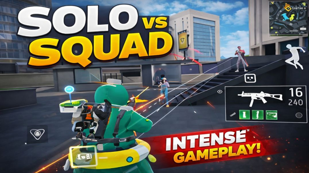 ⁣Solo vs Squad Intense Gameplay 🔥 | 15+ Kills Victory | Farlight 84