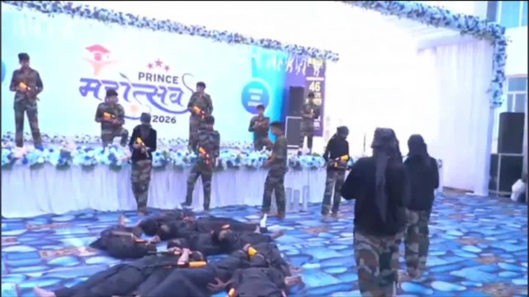 ⁣Operation sindoor♡ performance by school children