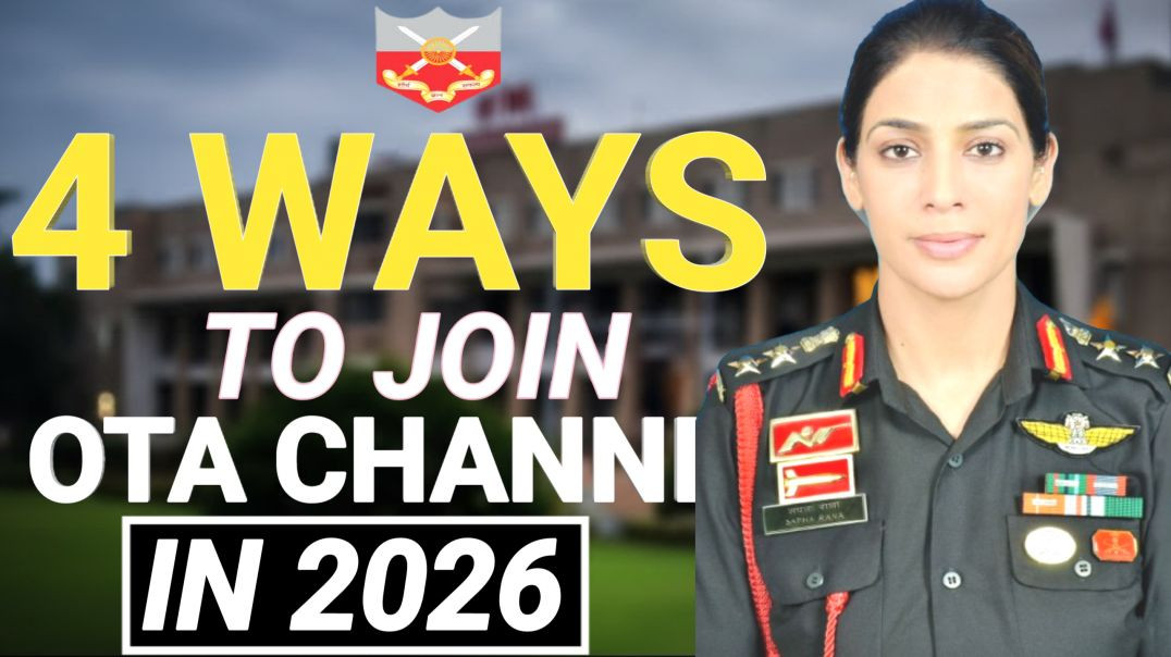 ⁣How to Join OTA in 2026: 4 Proven Ways for Men & Women | CDS, SSC Tech, NCC & JAG Entries