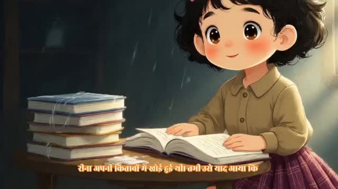 ⁣एक छोटी बच्ची पढ़ाई में बहुत मेहनती थी