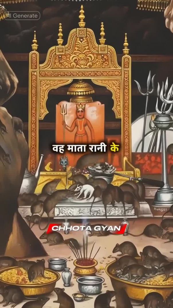 बीकानेर से कुछ दूरी पर स्थित देवी माता मां करणी जी