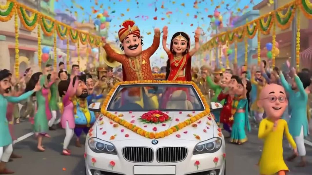 ⁣Motu ki shaadi ki baraat nikli _ Kids Hindi Cartoon _ कार्टून वीडियो _ मोटू की बारात _ _MotuPatlu(72