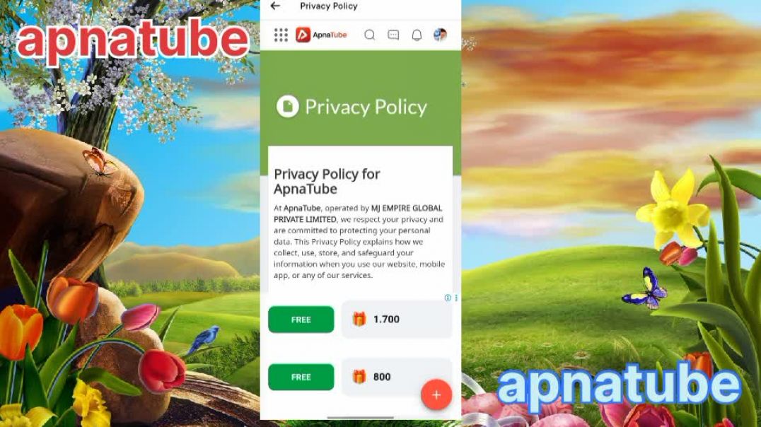 ⁣Apnatube sharing video mobile Android application