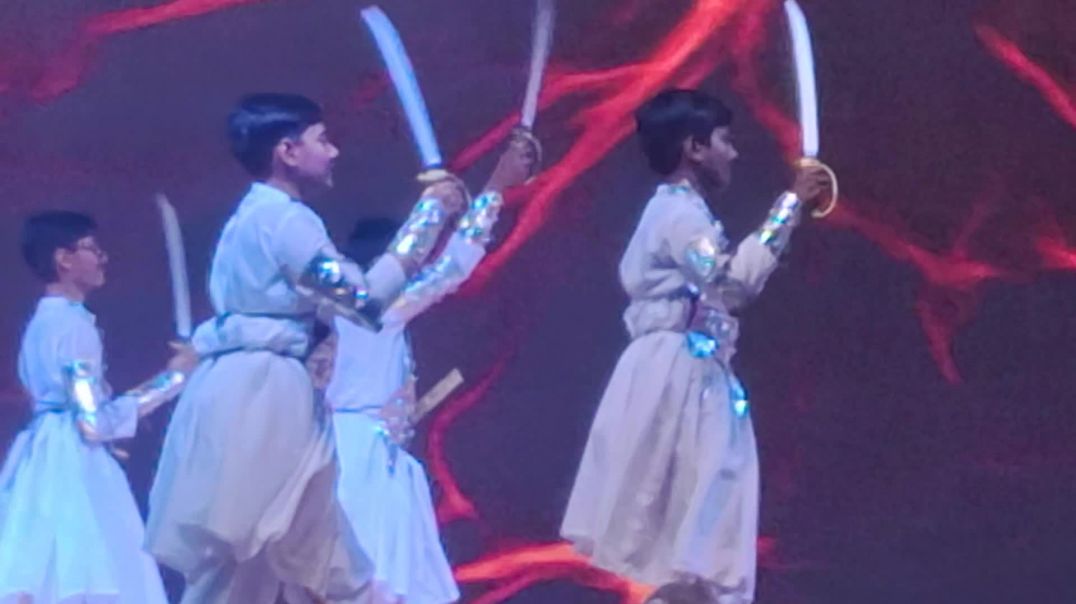 ⁣Rani Laxmi baai//nice performance by school children