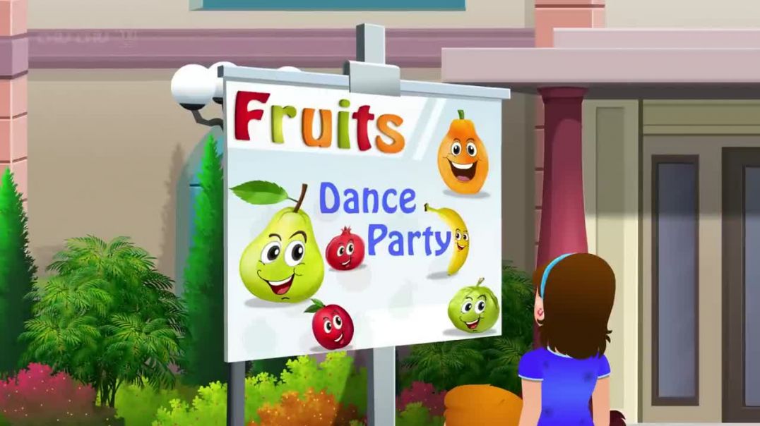 ⁣फल दोस्त हैं गाना (The Fruit Friends Song) - ChuChu TV Hindi Rhymes for Kids(720P_HD)
