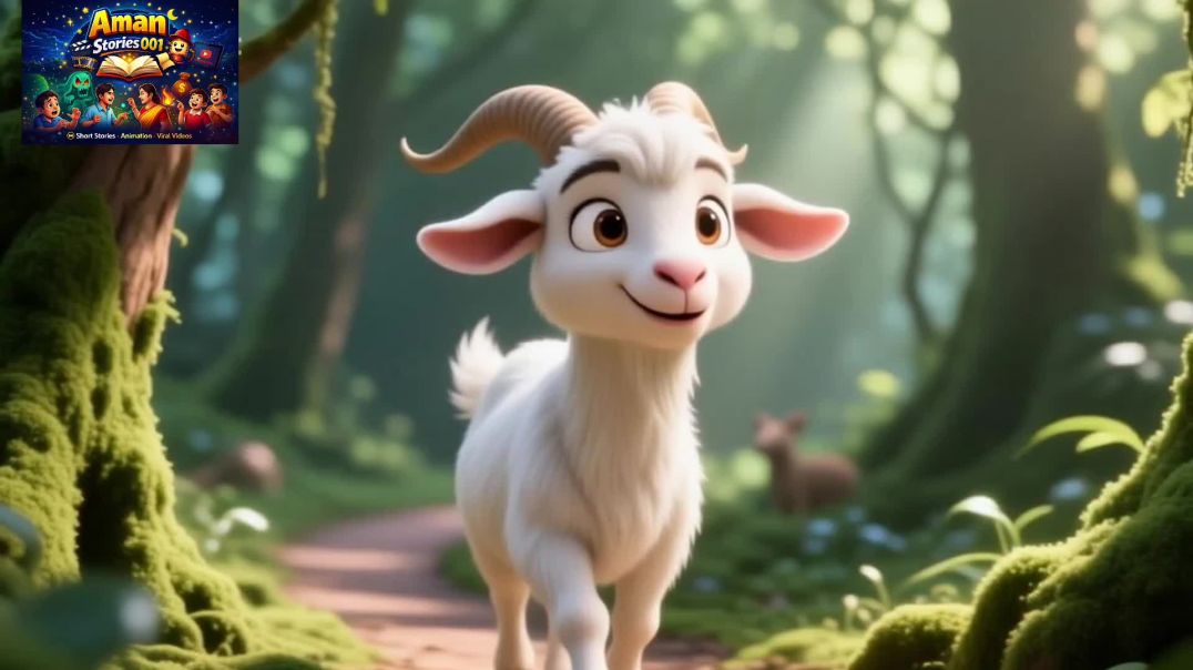 ⁣बुद्धि की जीत | बकरी और बाघ की नैतिक कहानी | Moral Story in Hindi