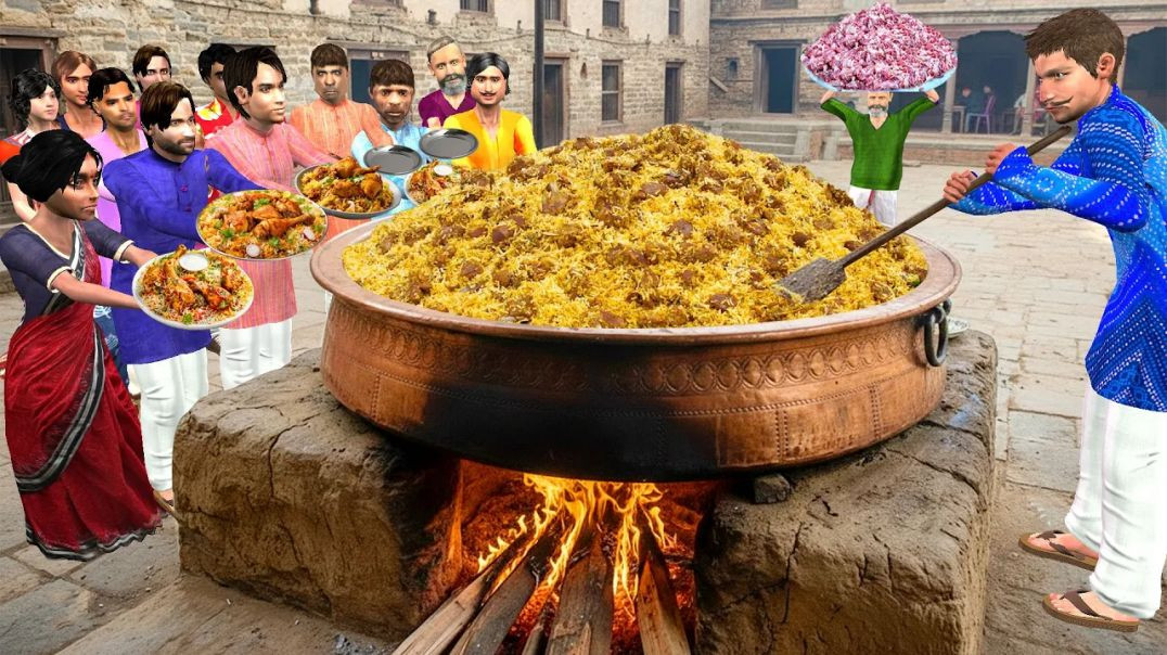 ⁣Jadui Biryani Handi Magical Biryani Story | Street Food Comedy Hindi Kahaniya Moral Stories