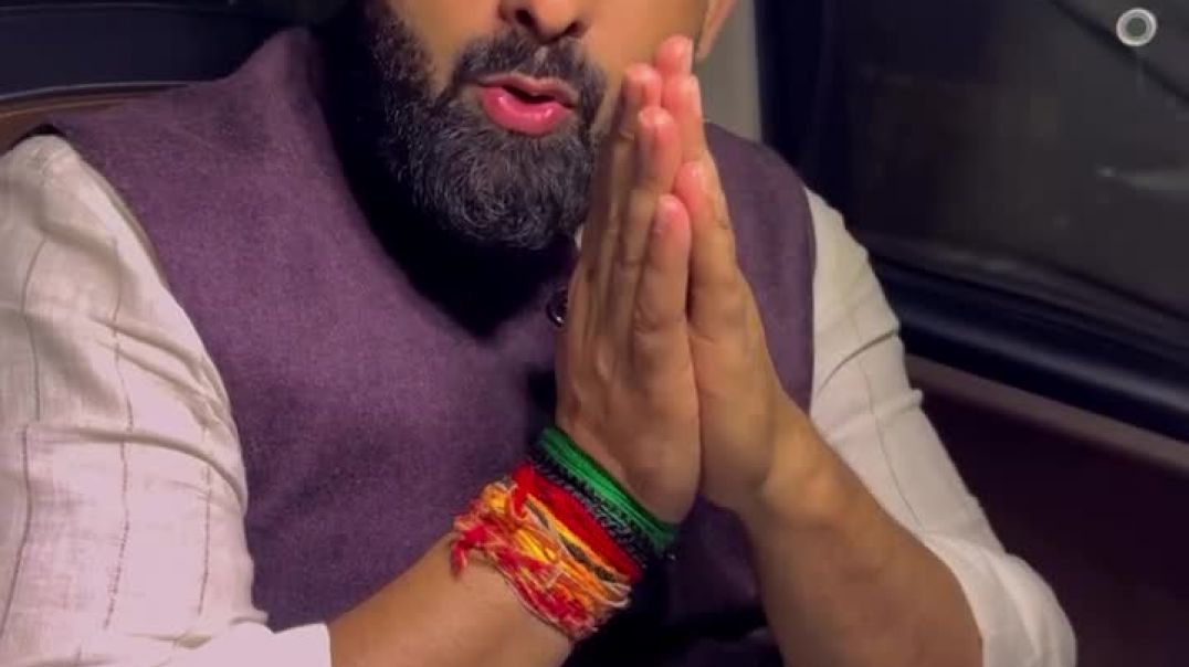 हर्ष छिकारा भाई ने किया सबका धन्यवाद हाथ जोड़कर