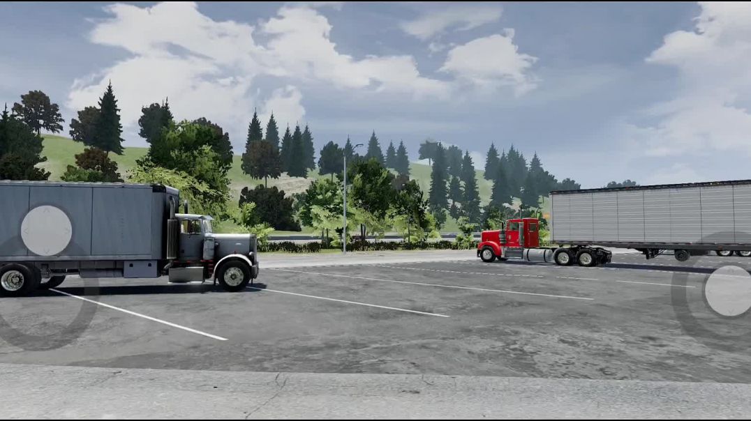 ⁣Truck simulator gameplay
