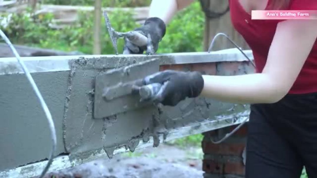 ⁣Fire Destroyed Her Bamboo House -- She Never Gave Up and Built a Dream Home _ Shocked Everyone(360P)