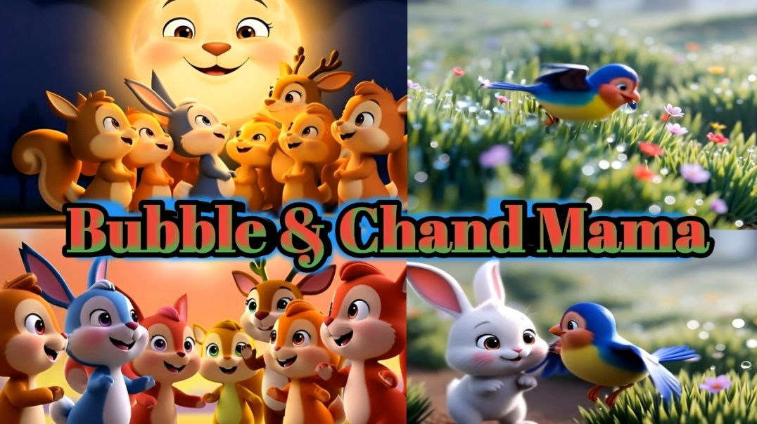 ⁣Chand Mama Aur Nanha Bulbula — Funny Kids Story | 3D Cartoon Hindi Moral Story For Kids" #[1631