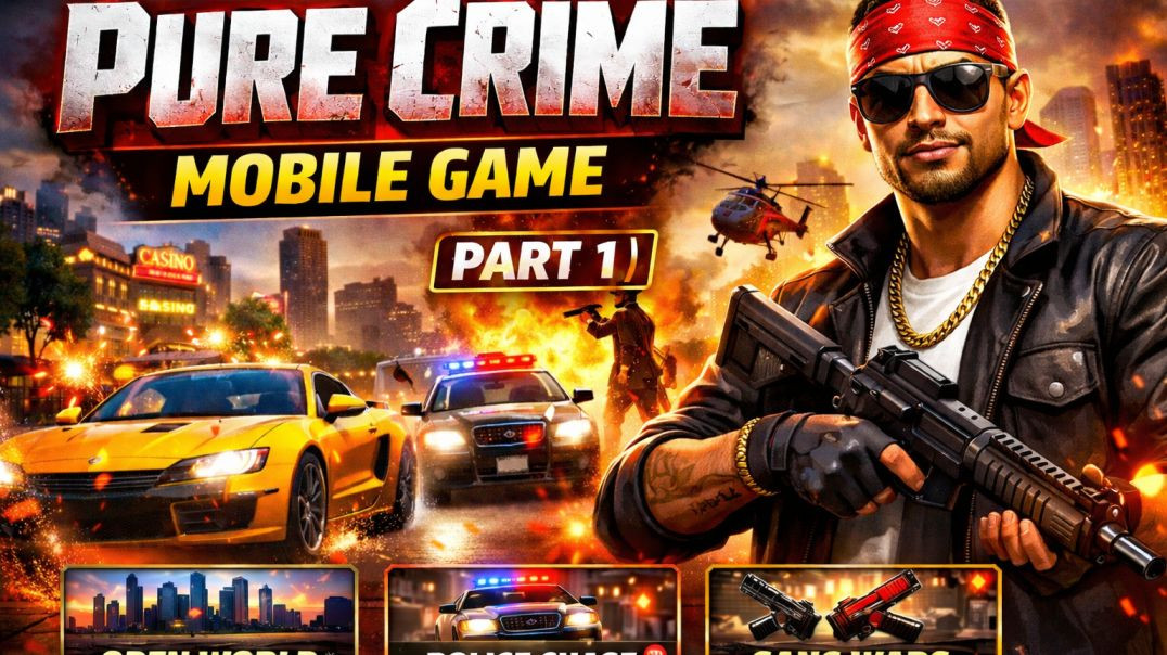 ⁣PURE CRIME MOBILE GAME PART 1| 3 Dangerous Missions Completed 😱🔥