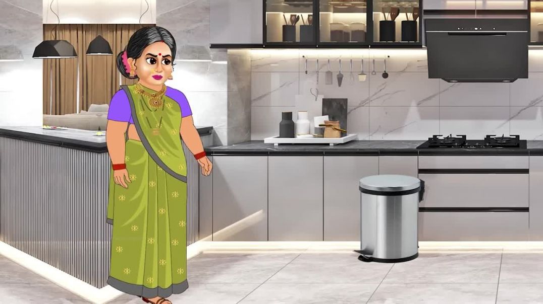 ⁣जाॅब वाली अमीर बहू के लिए सांस लाई घर संभालने वाली गरीब बह(720P_H