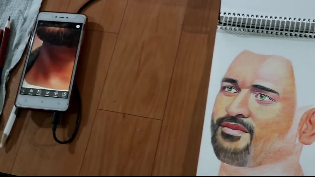 How I draw Ms Dhoni painting 🎨🖌️