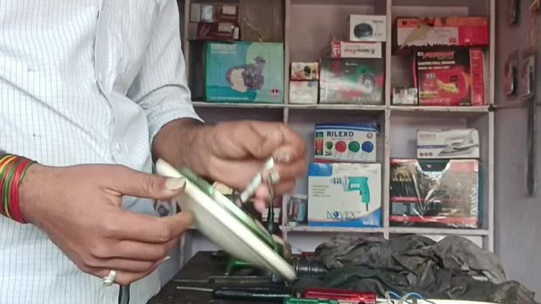 ⁣नई कॉमेडी वीडियो इलेक्ट्रॉनिक🔧 छत पंखा रिपेयरिंग रिवाइंडिंग 🔥 आशापूर्णा पावर टूल्स बावड़ी