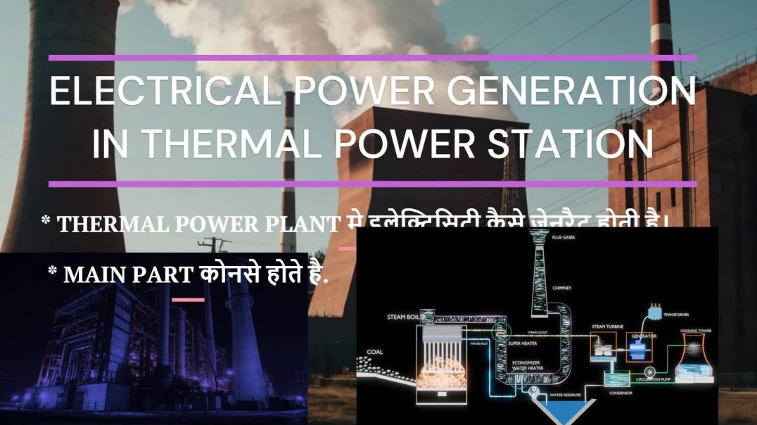 ⁣Thermal power plant working