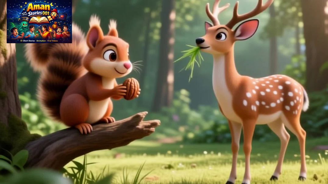 ⁣जंगल की एकता की ताकत | Unity is Strength Moral Story | Hindi Animal Story