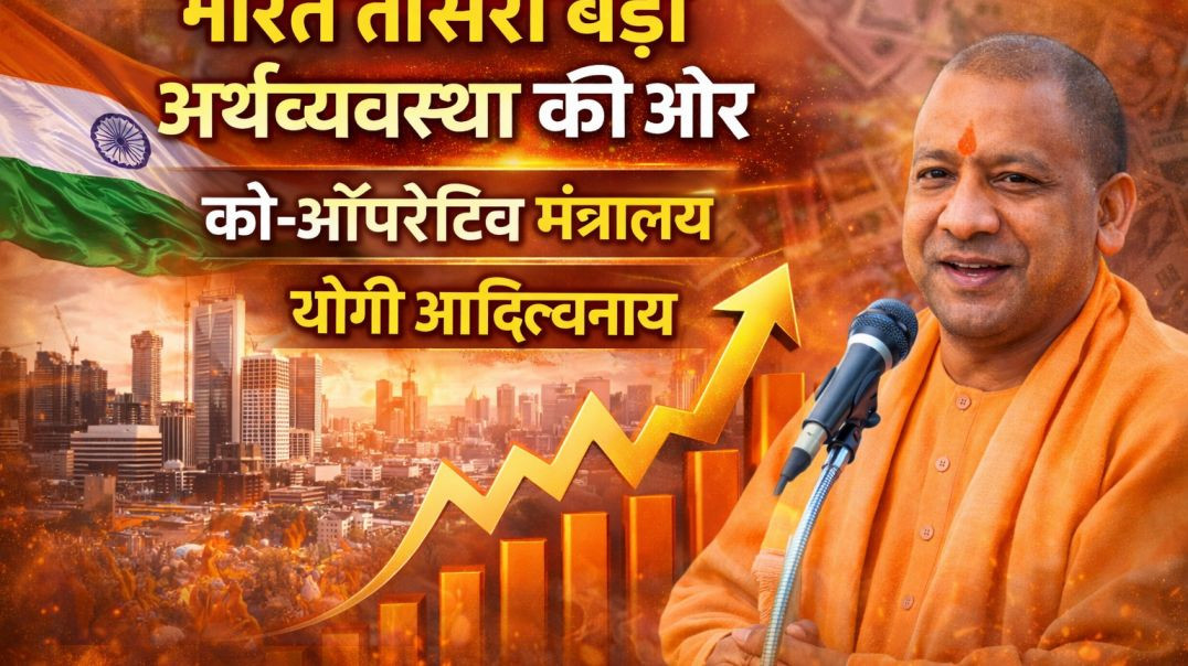 भारत तीसरी बड़ी अर्थव्यवस्था की ओर | को-ऑपरेटिव मंत्रालय | योगी आदित्यनाथ