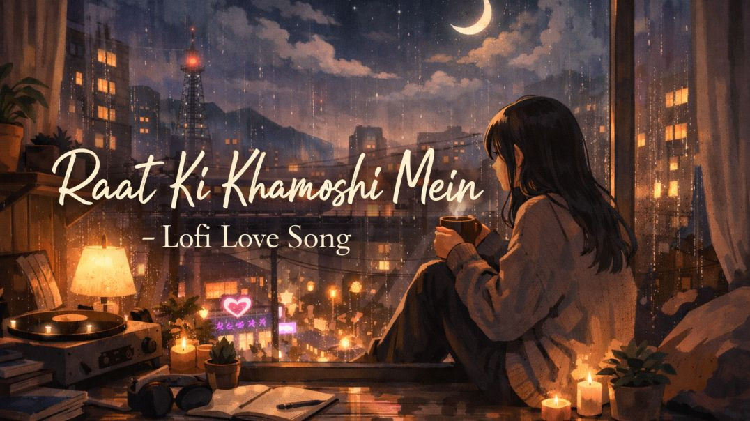 ⁣Raat Ki Khamoshi Mein 🌙 | Hindi Lofi Love Song 2026 | Rainy Night Chill Vibes