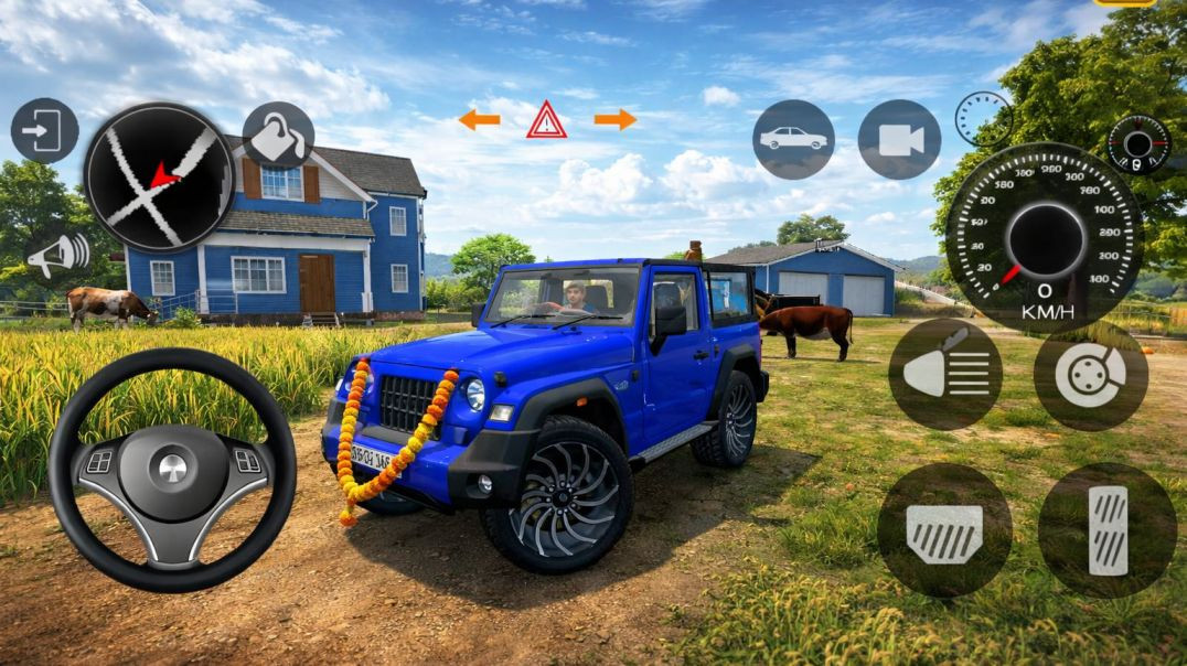 ⁣Modified Mahindra Thar Car Games Indian Cars ( Gadi Wala Game ) Car Game Android Game
