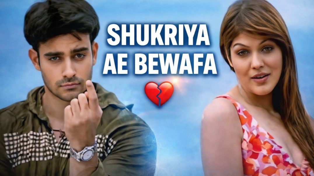 ⁣Shukriya Ae Bewafa 💔 | Dard Bhara Heart Touching Sad Song 2026 | Emotional Breakup Song