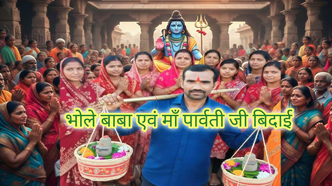 ⁣मां पार्वती और भोले बाबा की बिदाई