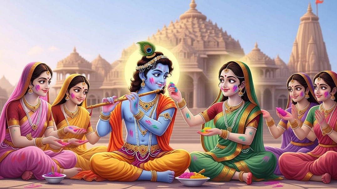 ⁣ब्रज होली गीत🌈 राधा कृष्ण होली भजन🌈 बरसाने की होली भजन🌈 नेक आगे आ श्याम तोपे रंग डालो 🌈🌈