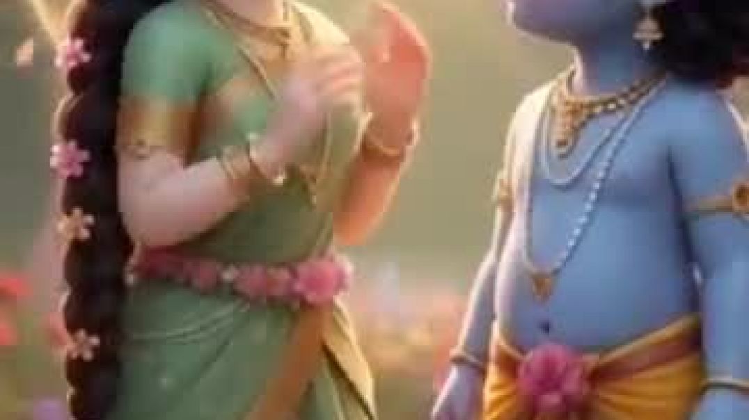 ⁣ठाकुर_जी_ने_किया_श्रृंगार🥰_#indreshji@BhaktiPath_#krishna#animation#katha#shorts#story#trending#love(360p)