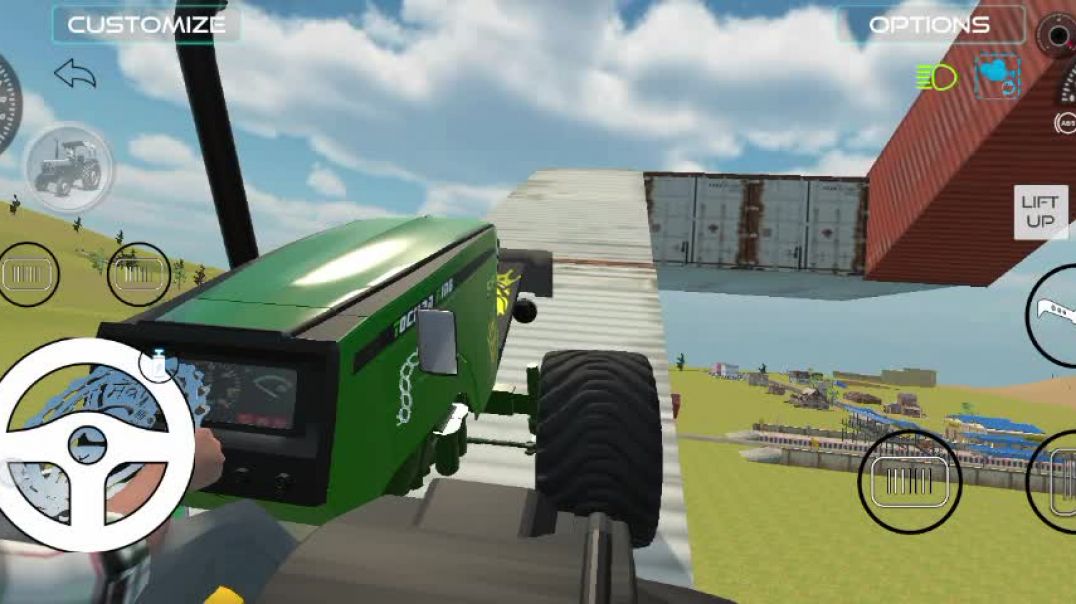 ⁣Indian tractor jondiyar game video 📷