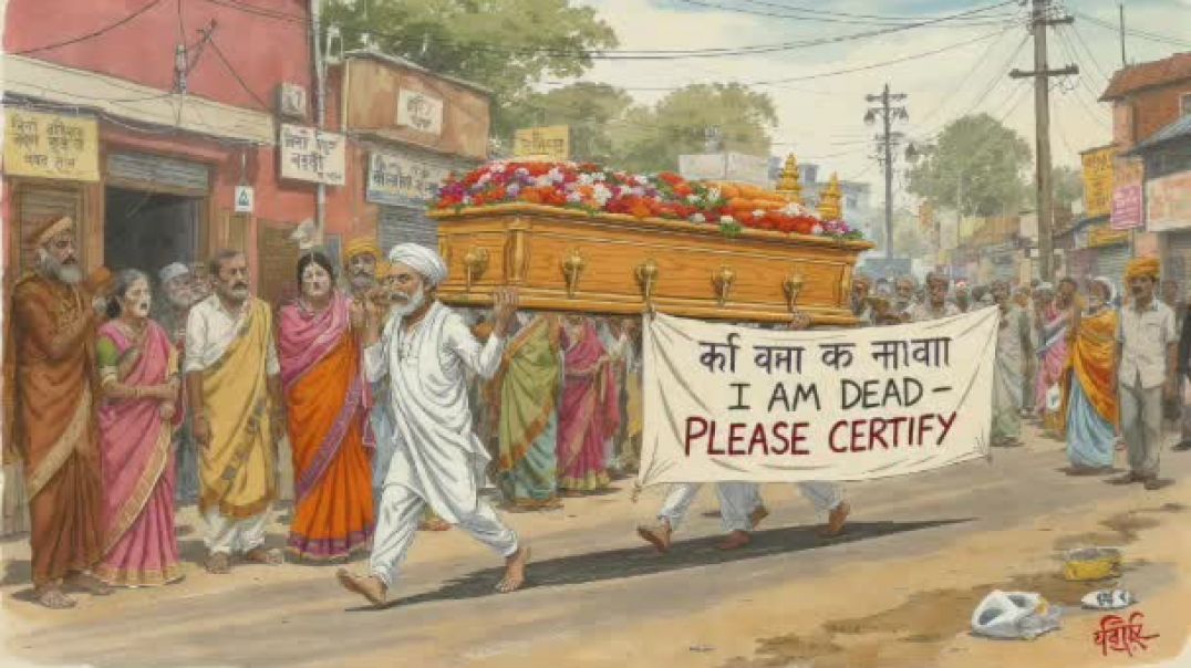 ⁣Banda Apna Khud Ka FUNERAL Kar Raha Hai... Par ZINDA Hai! 🤯 #shorts