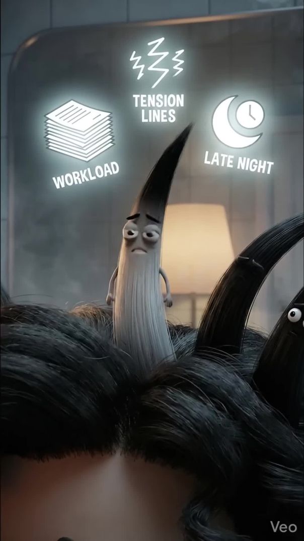 White Hair ke 3 bade reasons 😱 _ Hair Care Truth_clipo  _trendingclipo